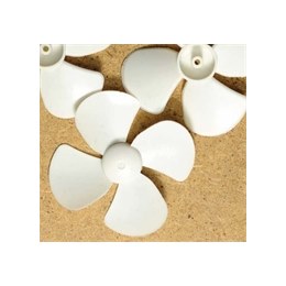 Miniature 4 blade propeller