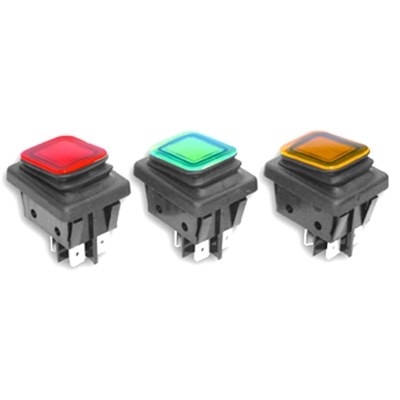 Everel B4MASK Series IP65 Sealed Rocker Switches