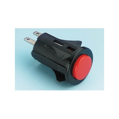 Everel P Series 16mm Circular Mains Push Switch