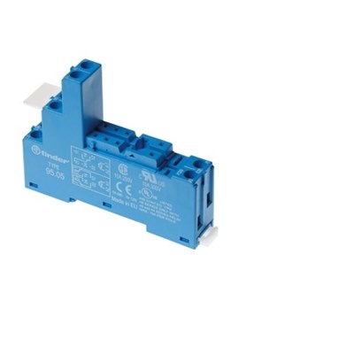 Finder 95.05 Plug In Relay DIN Rail Socket 10A