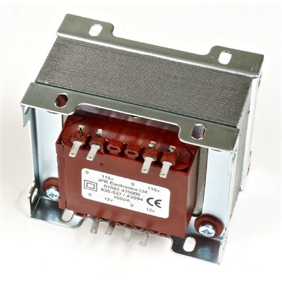 Chassis transformer 230V 100VA 9V+9V A2093