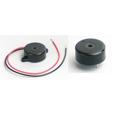 Piezo buzzer L/P 23mm & leads