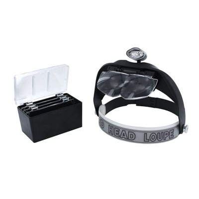 LC LED Headband magnifier 4 Lenses