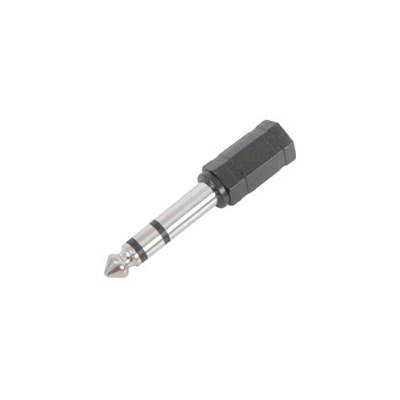 Adaptor 6.35mm Stereo plug to 3.5mm Stereo Socket