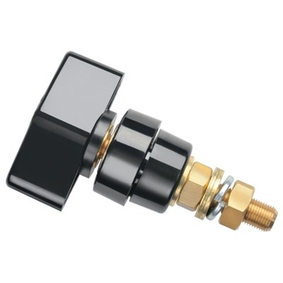 4mm Black Terminal Post, 100A Undetachable toggle head POL 102 / SW