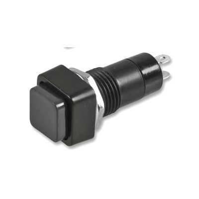 Black push switch - momentary R18-23B-2H        