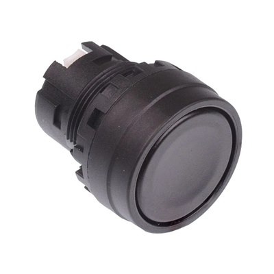 22mm maintained operator Black bezel Black button - YW1B-A1B