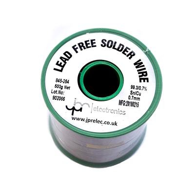 JPR Lead Free Solder 18SWG 1.2mm 500G Reel