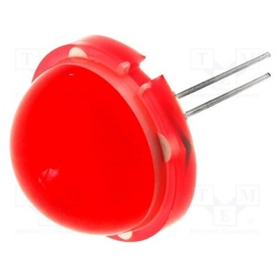 DLC2/6ID 20mm High Intensity Red LED